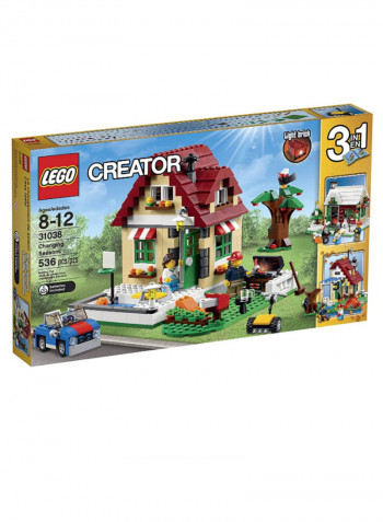 536-Piece Creator Changing Seasons Building Block Kit