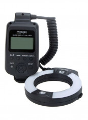 Macro Ring Flash Light For Canon DSLR Camera Black