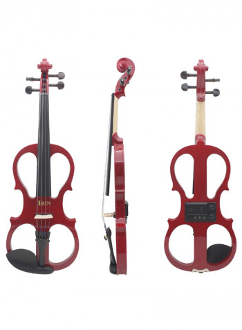 Wooden Maple Electric Violin With Ebony Fitting