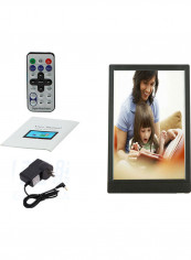 Digital Photo Frame Advertising Video Player Black