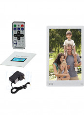 Digital Photo Frame Advertising Video Player White