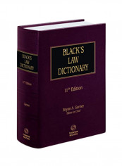 Black's Law Dictionary Paperback 11