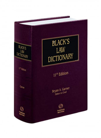 Black's Law Dictionary Paperback 11