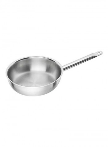 Stainless Steel Pan Silver 24cm