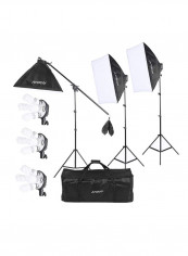 Photography Studio Lighting Tent Kit White/Black