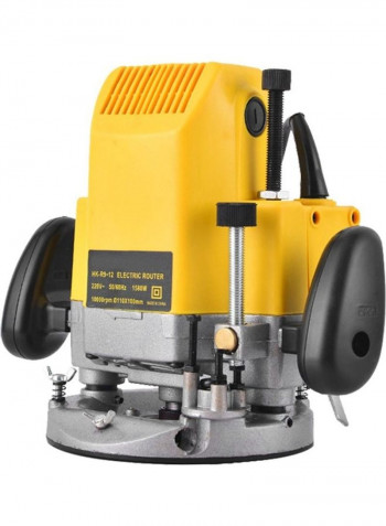 Wood Router Electric Engraving Machine Yellow/Silver