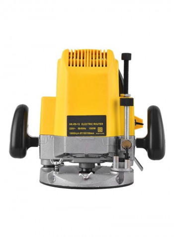 Wood Router Electric Engraving Machine Yellow/Silver