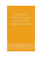 Oxford Studies in Ancient Philosophy: Volume 37 Hardcover