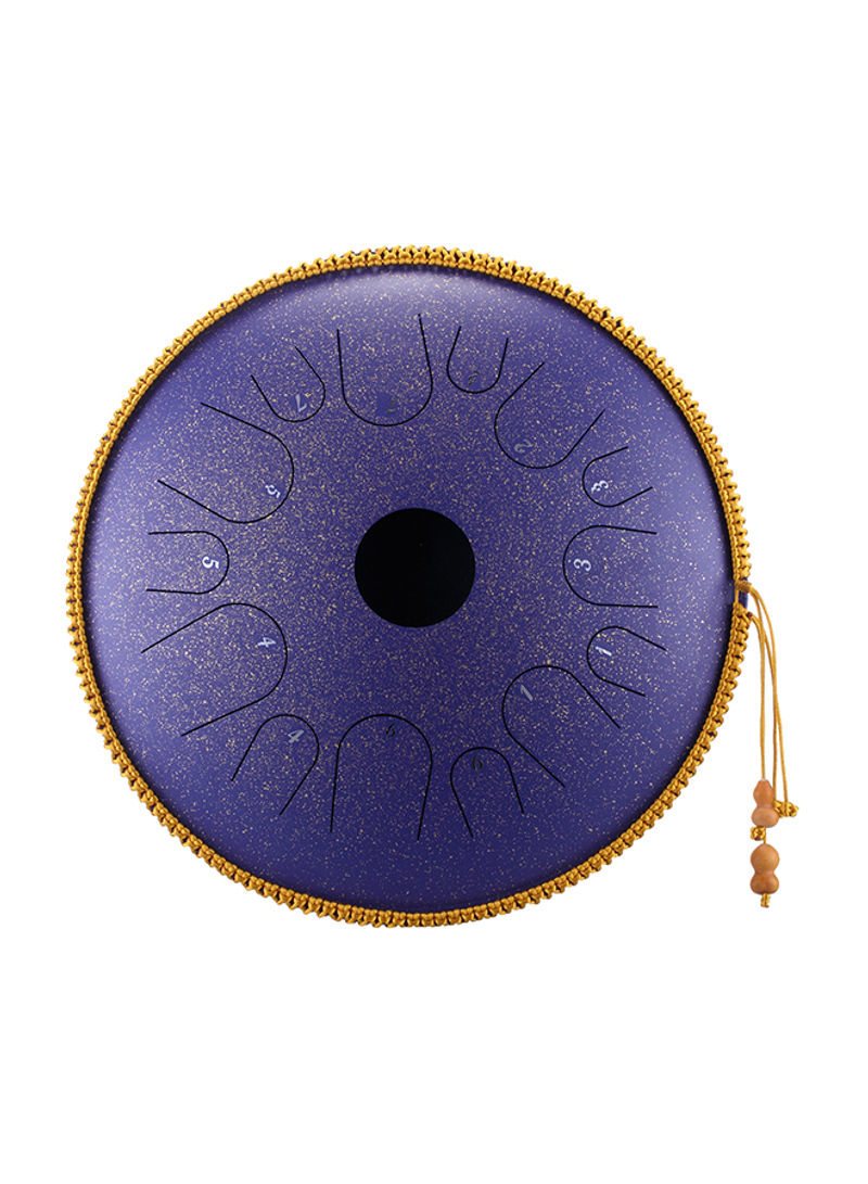 14 Note Professional Pure Copper Tongue Drum with Rope Decoration