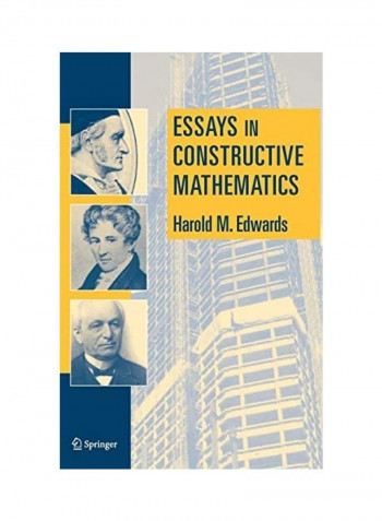 Essays in Constructive Mathematics Hardcover English by Harold M. Edwards reviews Essays in Constructive Mathematics Hardcover English by Harold M. Edwards