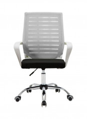 Thick Breathable Mesh 360 Rotary Conference Chair Grey/Black 67 x 47 x 19cm