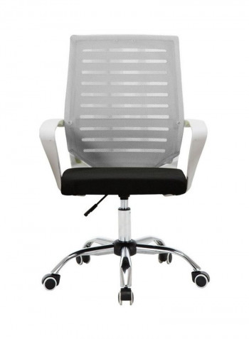 Thick Breathable Mesh 360 Rotary Conference Chair Grey/Black 67 x 47 x 19cm