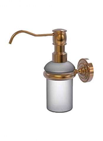 Dottingham Collection Wall Mounted Soap Dispenser Bronze/Clear