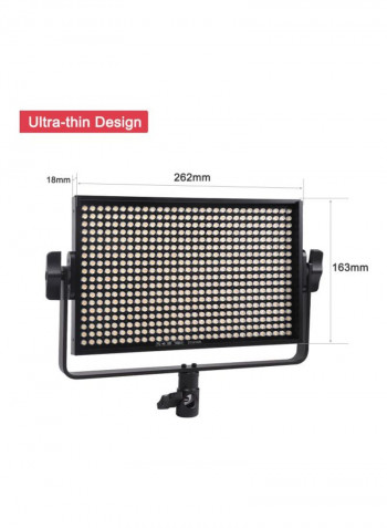 VL-40T LED Video Photography LED Light 36x11.5x30.5centimeter Black/White