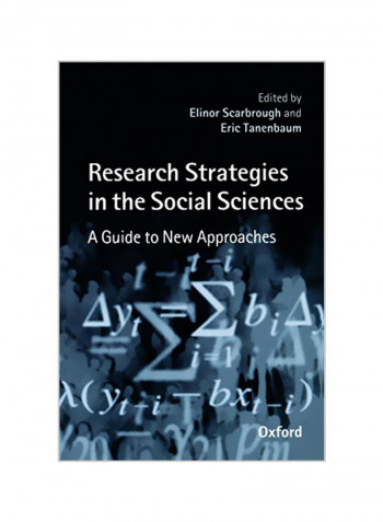 Research Strategies In The Social Sciences: A Guide To New Approaches Paperback