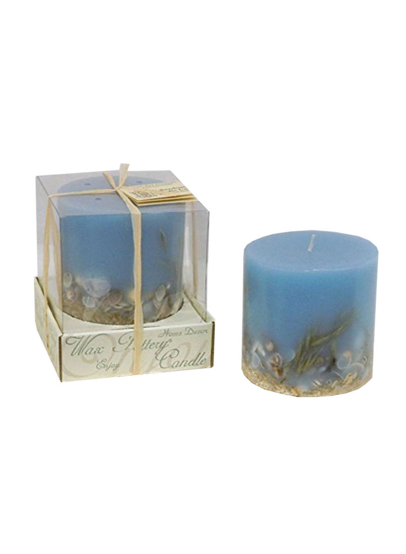 Luminary Scented Candle Blue 1x1x1inch