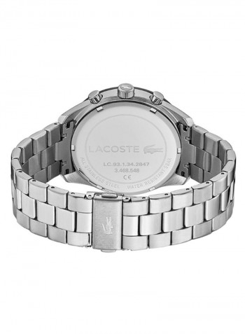 Men's Boston Water Resistance Stainless Steel Chronograph Watch 2011079