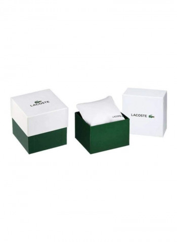 Men's Logo Leather Chronograph Watch 2010997