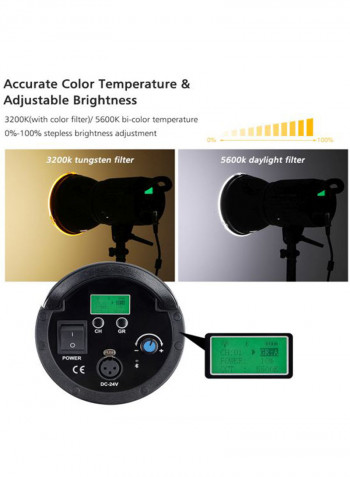 Handheld LED Video Light Black