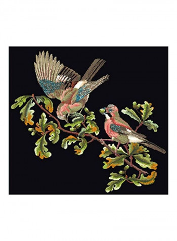 Jays Cross Stitch Kit Black/Green/Yellow