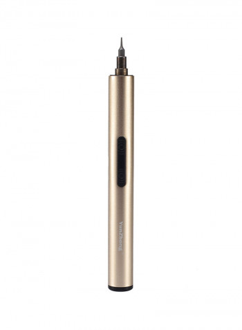 USB Rechargeable Electric Screw Driver Gold 24centimeter