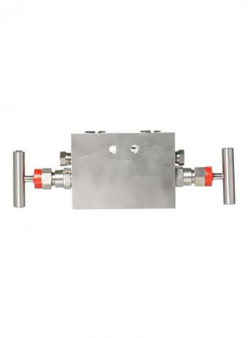 5-Way Valve Manifold Silver/Yellow/Red