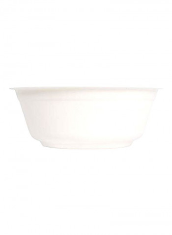500-Piece Sugar Cane Fiber Soup Bowl White 16ounce