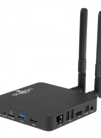 AM6 Smart Android 9.0 TV Box V6233EU_P Black