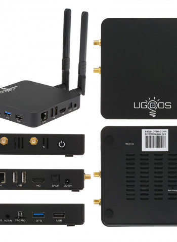 AM6 Smart Android 9.0 TV Box V6233EU_P Black