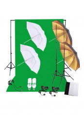 Professional Photography Light Set Black/White/Green