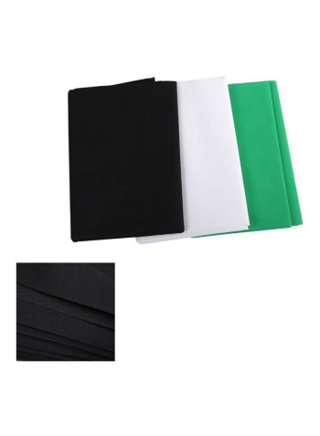 Professional Photography Light Set Black/White/Green