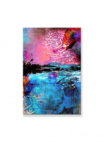 Abstract Painting Wall Art Canvas Pink 60x90centimeter
