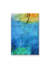 Abstract Painting Wall Art Canvas Blue 60x90centimeter