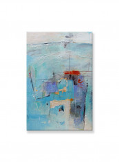 Abstract Painting Wall Art Canvas Green 60x90centimeter