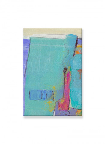 Abstract Painting Wall Art Canvas Green 60x90centimeter