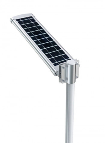 3000 Lumens (30W) Solar Garden/Street Solar Light with Remote Control Silver