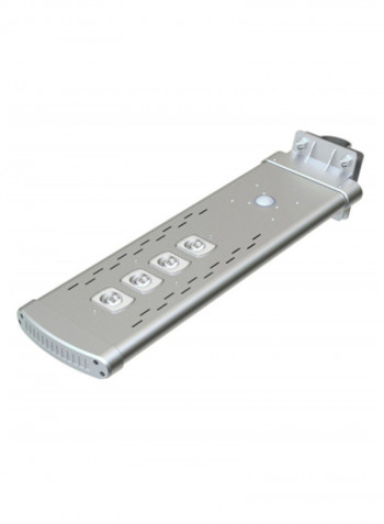 3000 Lumens (30W) Solar Garden/Street Solar Light with Remote Control Silver