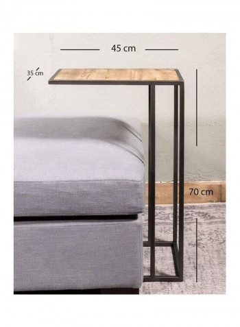 Coffee Table Brown 46 x 35 x 70cm
