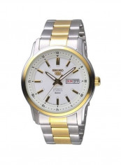 Men's Water Resistant Stainless Steel Analog Watch SNKP14J1