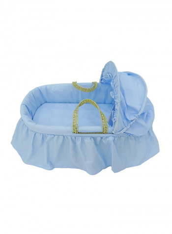 Baby Travel Cot Crown Blue