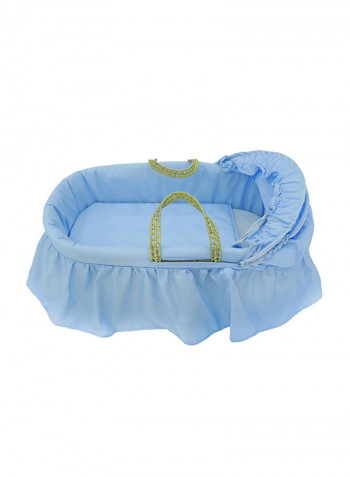 Baby Travel Cot Crown Blue