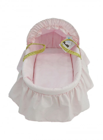 Baby Travel Cot Crown Pink