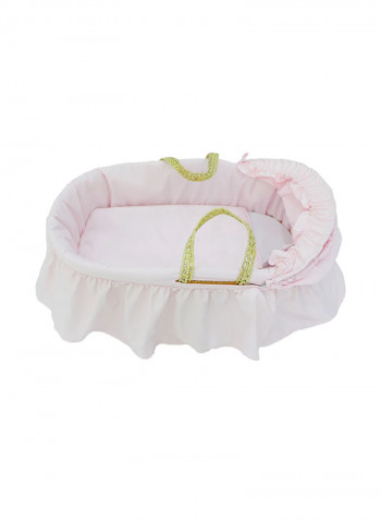 Baby Travel Cot Crown Pink