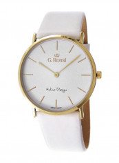 Women's Ceralia Round Shape Leather Analog Watch Cetira 8709A1-3C2