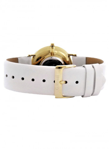 Women's Ceralia Round Shape Leather Analog Watch Cetira 8709A1-3C2