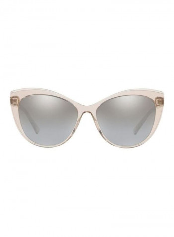 Women's Cat Eye Frame Sunglasses - Lens Size: 57 mm