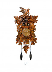 Wooden Decorative Bird Cuckoo Clock Brown/Yellow/Black 45x28x15centimeter