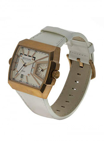 Men's Leather Analog Watch W8401GPP010F