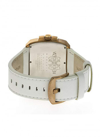 Men's Leather Analog Watch W8401GPP010F