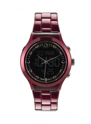 Men's Stainless Steel Analog Quartz Watch Wb20